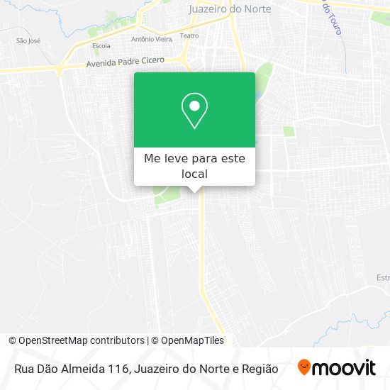 Rua Dão Almeida 116 mapa