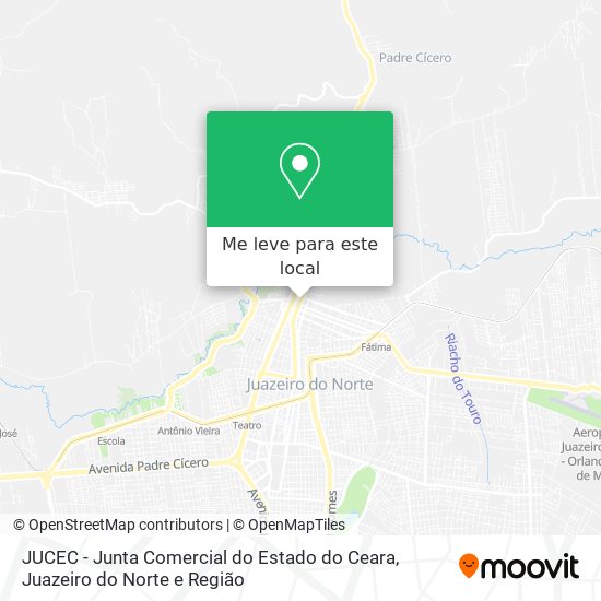 JUCEC - Junta Comercial do Estado do Ceara mapa