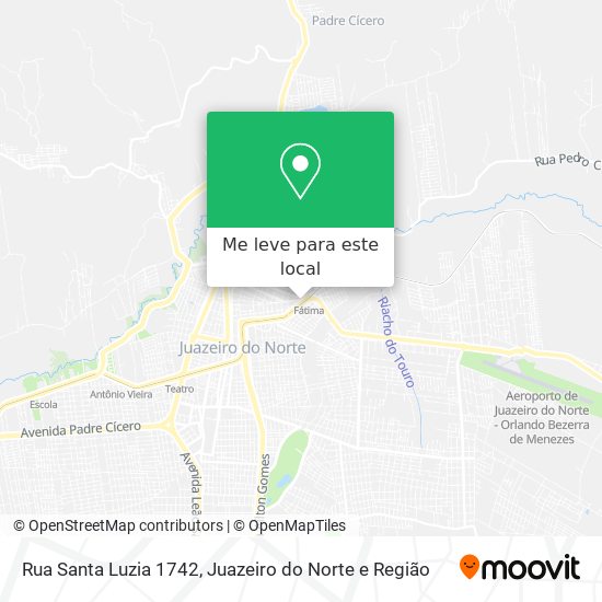 Rua Santa Luzia 1742 mapa