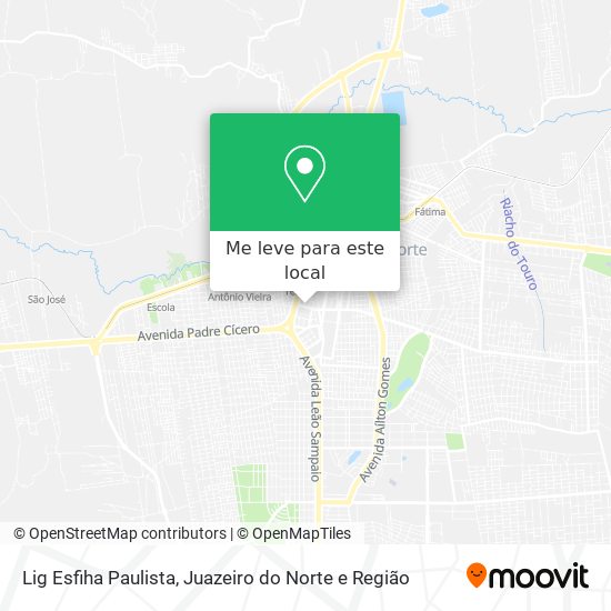 Lig Esfiha Paulista mapa