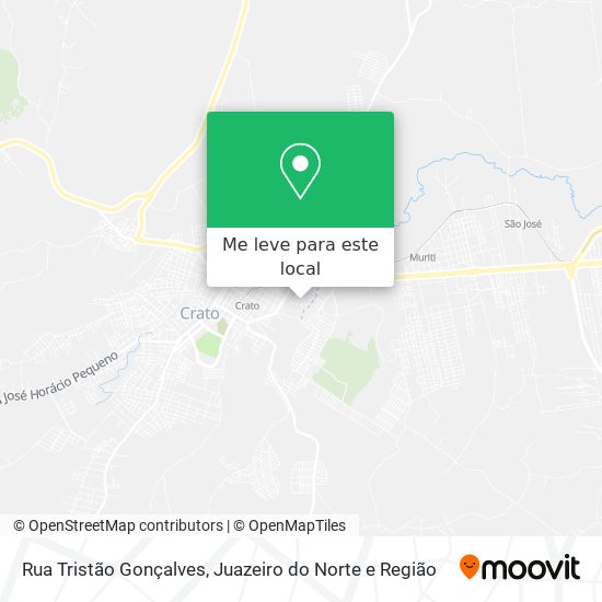 Rua Tristão Gonçalves mapa
