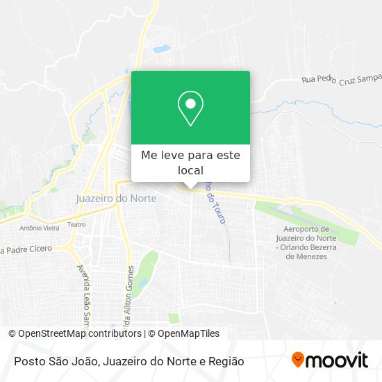 Posto São João mapa