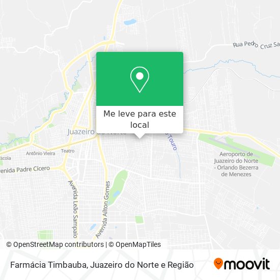 Farmácia Timbauba mapa