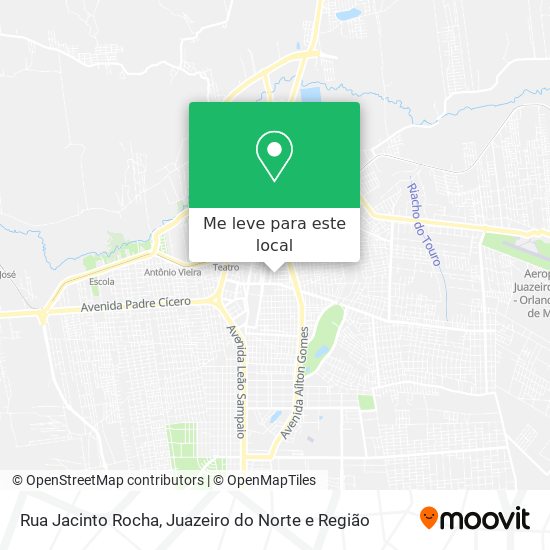 Rua Jacinto Rocha mapa
