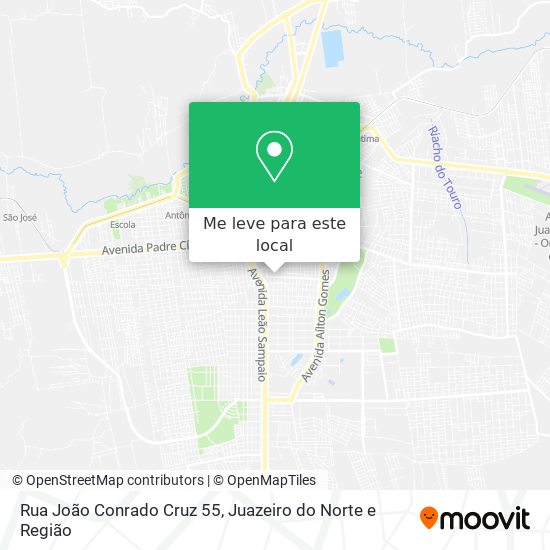 Rua João Conrado Cruz 55 mapa