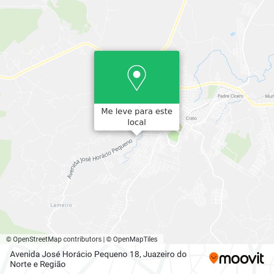 Avenida José Horácio Pequeno 18 mapa