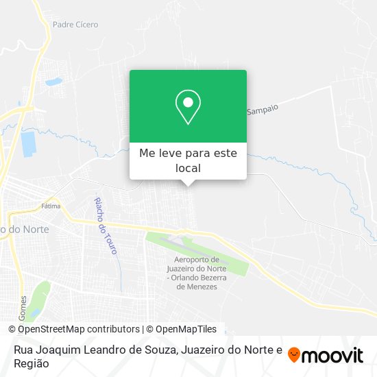 Rua Joaquim Leandro de Souza mapa