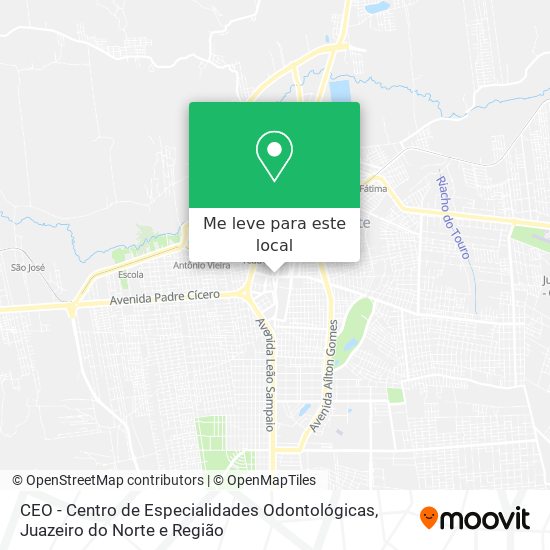 CEO - Centro de Especialidades Odontológicas mapa