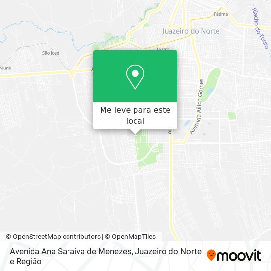Avenida Ana Saraiva de Menezes mapa