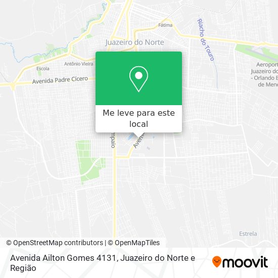 Avenida Ailton Gomes 4131 mapa