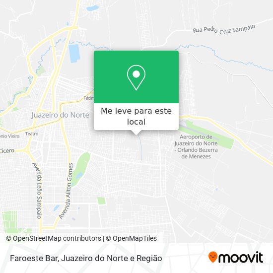 Faroeste Bar mapa