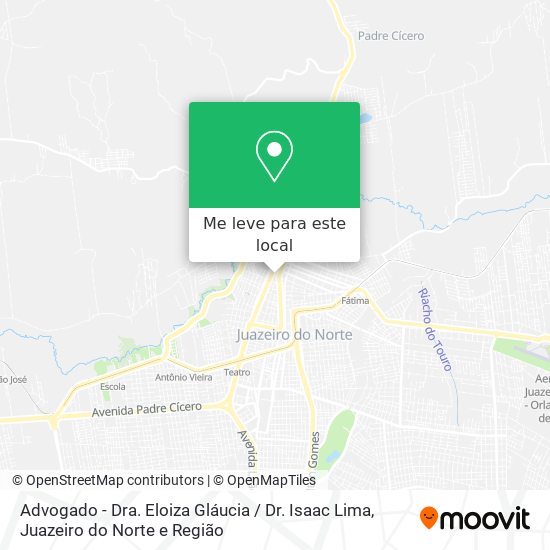 Advogado - Dra. Eloiza Gláucia / Dr. Isaac Lima mapa