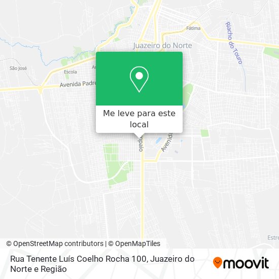 Rua Tenente Luís Coelho Rocha 100 mapa
