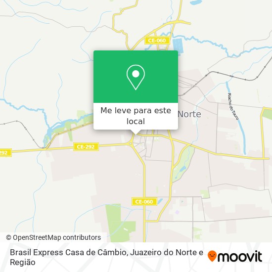 Brasil Express Casa de Câmbio mapa