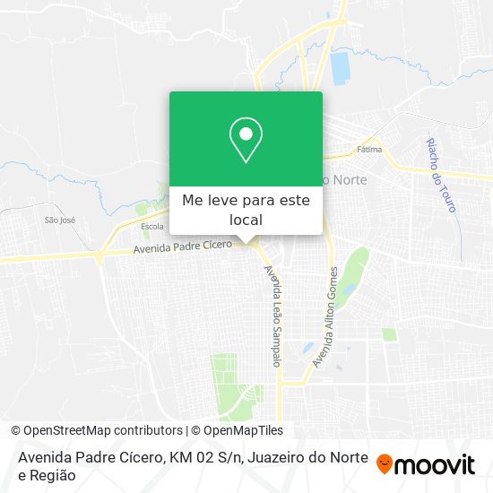 Avenida Padre Cícero, KM 02 S / n mapa