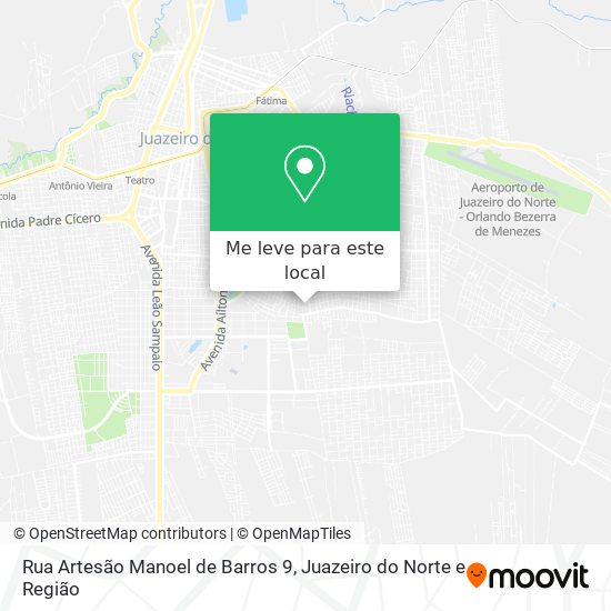 Rua Artesão Manoel de Barros 9 mapa