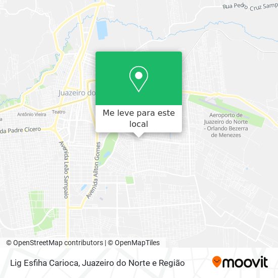 Lig Esfiha Carioca mapa