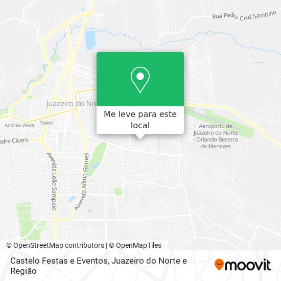 Castelo Festas e Eventos mapa