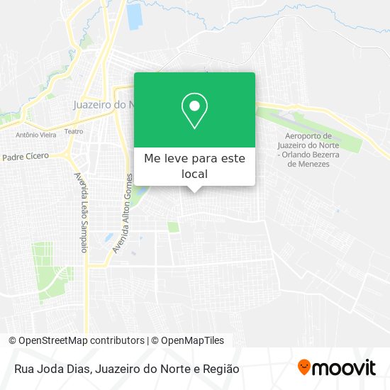 Rua Joda Dias mapa