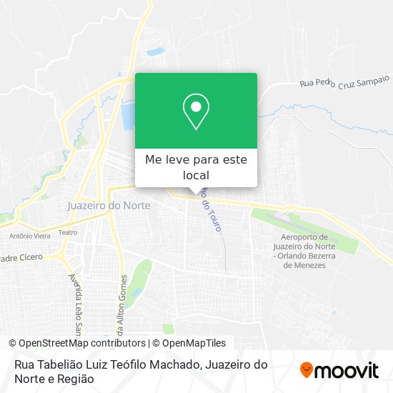 Rua Tabelião Luiz Teófilo Machado mapa