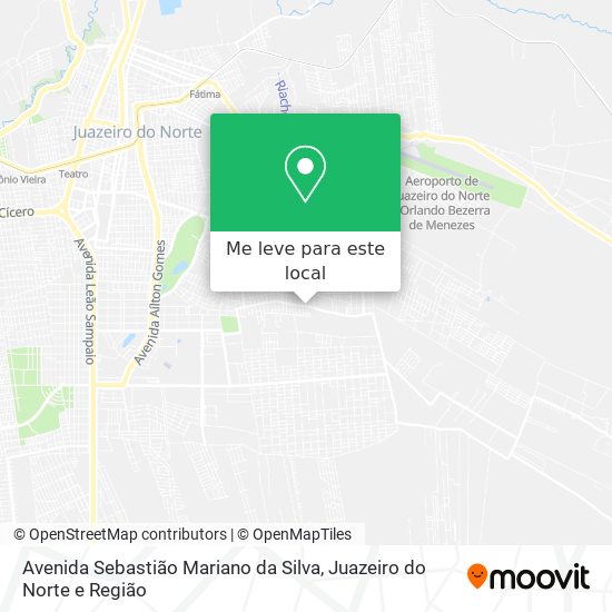 Avenida Sebastião Mariano da Silva mapa