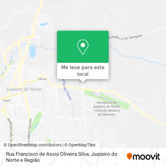 Rua Francisco de Assis Oliveira Silva mapa