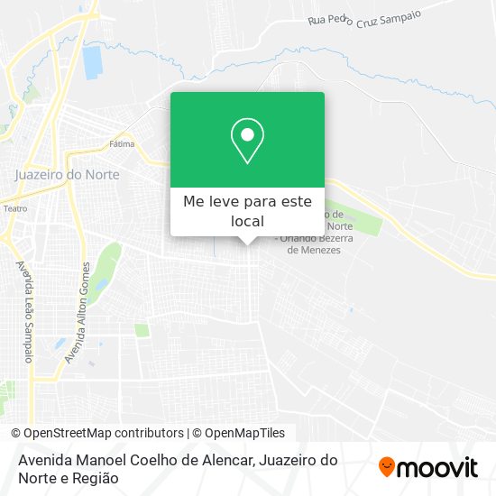 Avenida Manoel Coelho de Alencar mapa