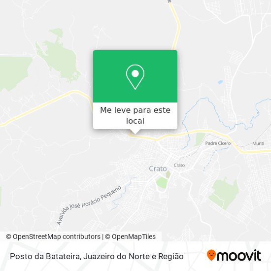 Posto da Batateira mapa