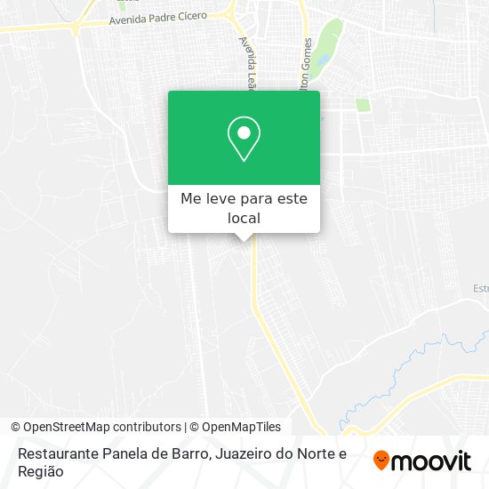 Restaurante Panela de Barro mapa