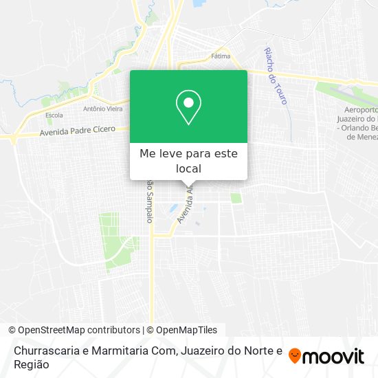 Churrascaria e Marmitaria Com mapa