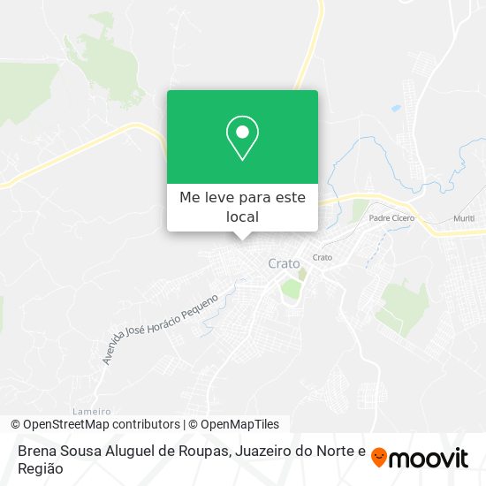 Brena Sousa Aluguel de Roupas mapa