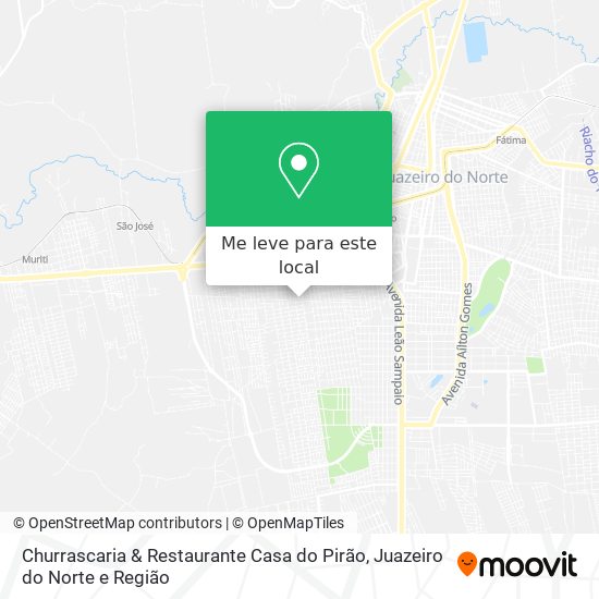 Churrascaria & Restaurante Casa do Pirão mapa
