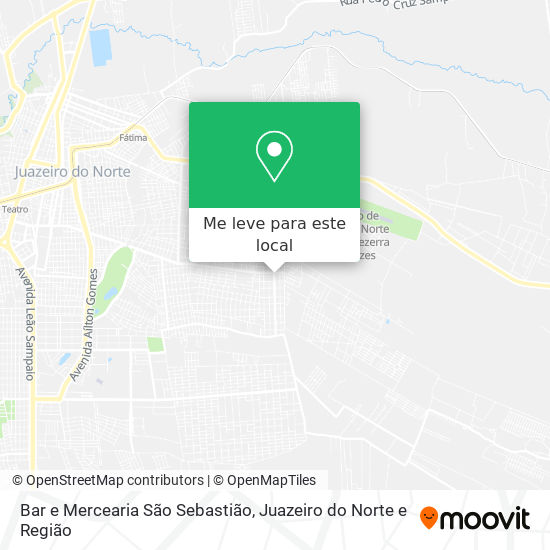 Bar e Mercearia São Sebastião mapa