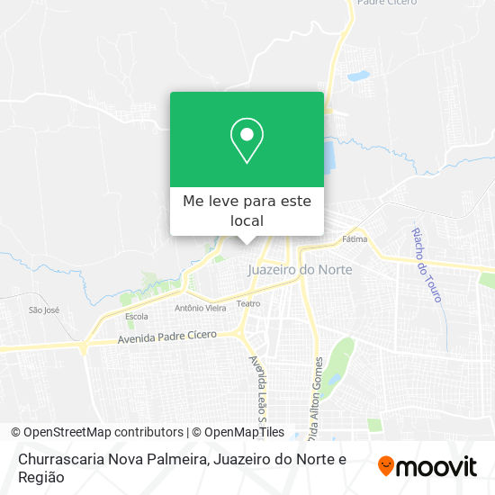 Churrascaria Nova Palmeira mapa