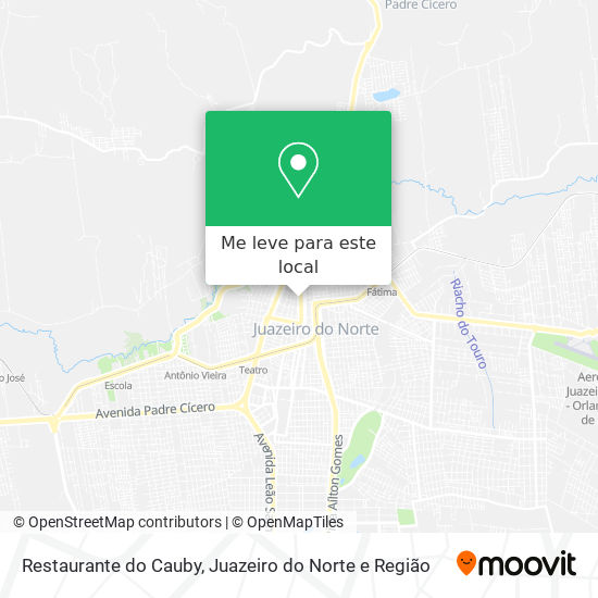 Restaurante do Cauby mapa