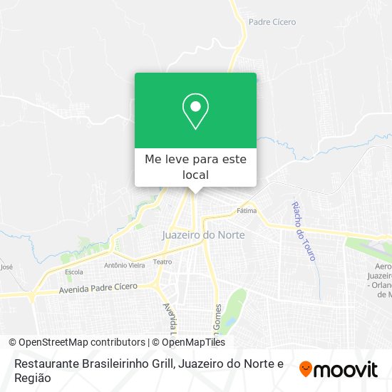 Restaurante Brasileirinho Grill mapa