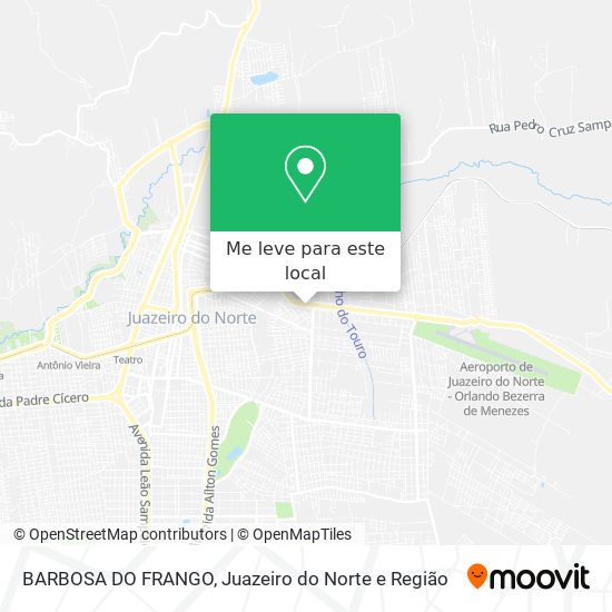 BARBOSA DO FRANGO mapa