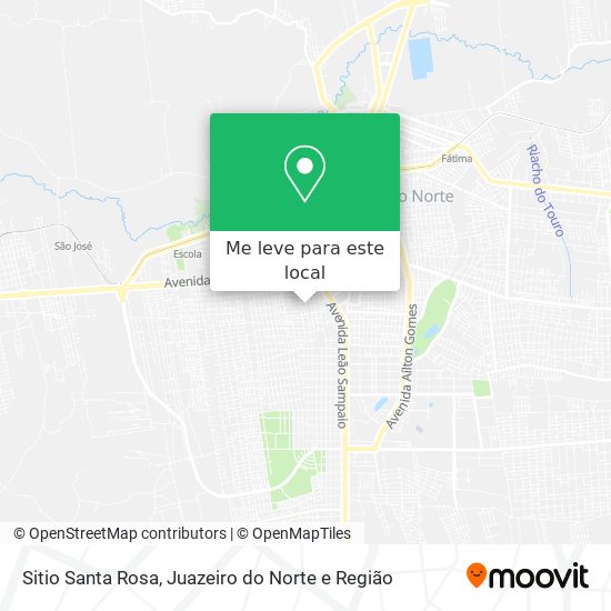 Sitio Santa Rosa mapa