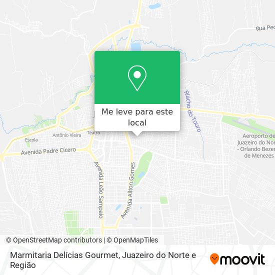 Marmitaria Delícias Gourmet mapa