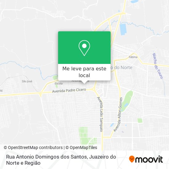 Rua Antonio Domingos dos Santos mapa
