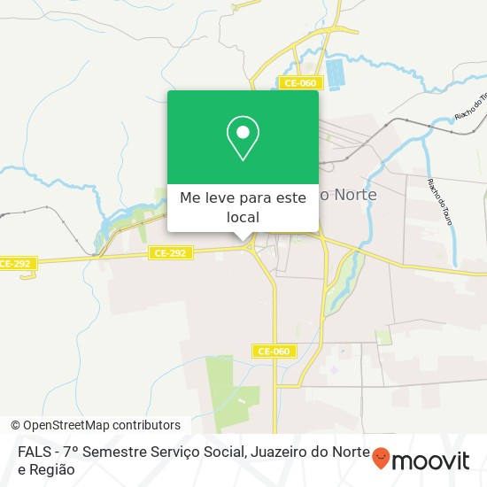 FALS - 7º Semestre Serviço Social mapa