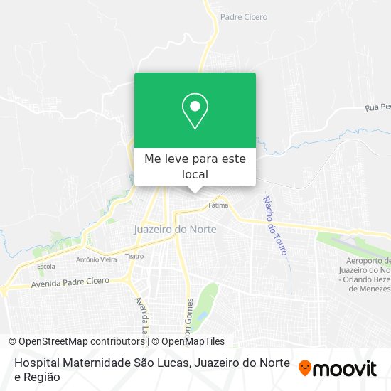 Hospital Maternidade São Lucas mapa
