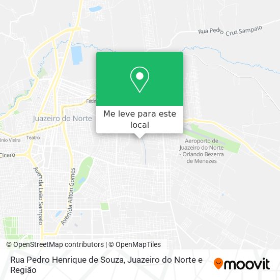 Rua Pedro Henrique de Souza mapa