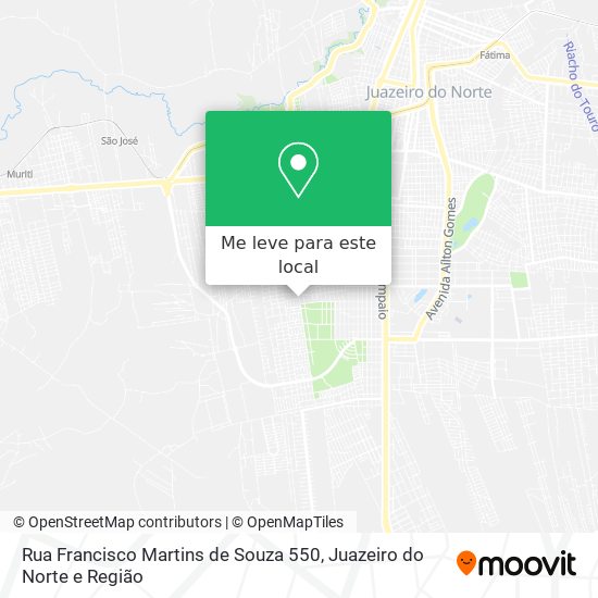 Rua Francisco Martins de Souza 550 mapa