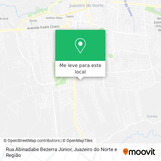 Rua Abinadabe Bezerra Júnior mapa