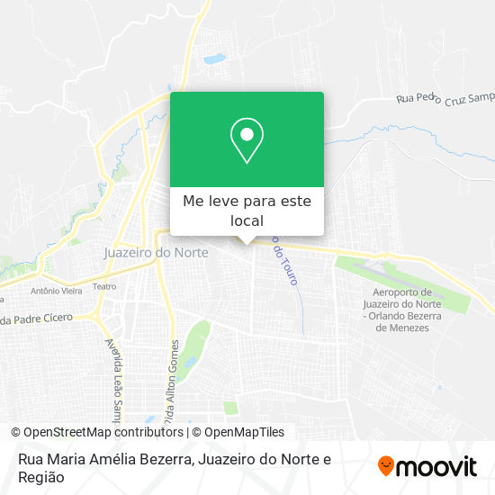 Rua Maria Amélia Bezerra mapa