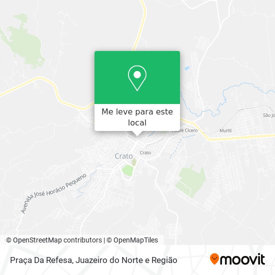 Praça Da Refesa mapa
