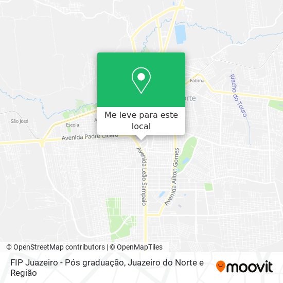 FIP Juazeiro - Pós graduação mapa