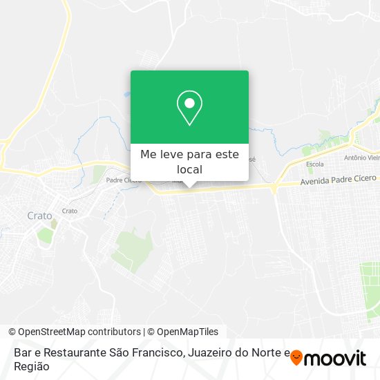 Bar e Restaurante São Francisco mapa