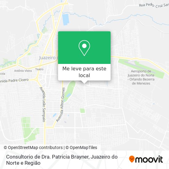Consultorio de Dra. Patricia Brayner mapa